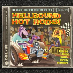 Various Artists Hellbound Hot Rods! CD 1995 Del-Fi Compilation - Foto 1 di 4