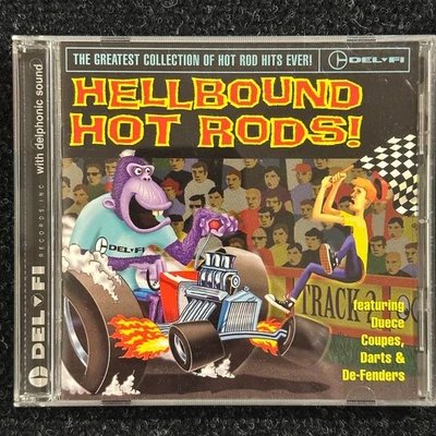 Various Artists Hellbound Hot Rods! CD 1995 Del-Fi Compilation Foto 1 de 4