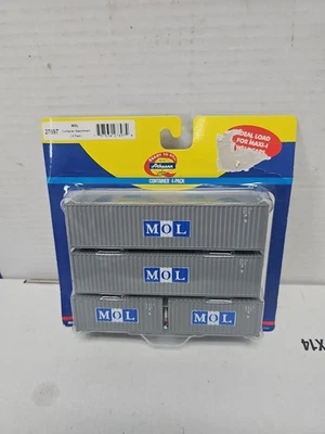 27897 Athearn MOL Container Assortment 4 Pack.  - Image 1 of 3