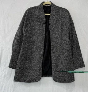 Weiche Umrandung Damen schwarz-weiß offen Blazer Größe XL - Bild 1 von 10