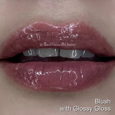 BLUSH LipSense 4-18 Hour Lip Color AND Glossy Gloss Duo FREE SHIPPING - Image 1 of 3