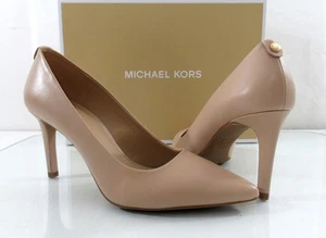 Michael Kors Dorothy Flex Pointy Toe Pump Heel Leather Light Blush Nude Size 10 - Picture 1 of 8