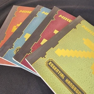 MINECRAFT Complete Handbook Collection 4 Book Set SCHOLASTIC Mojang - Imagen 1 de 11