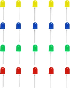 Lámpara de Luz Diodos Emisores LED de 10Mm Difusa F10 Redonda LED para Arduino (Pack de - Imagen 1 de 12