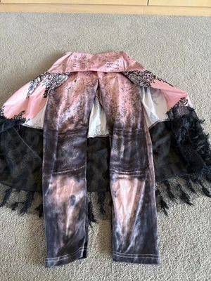 Disney Gothic Enchantress Pantalón con Falda Rosa y Negro Niños Talla 9/10 Foto 1 de 4