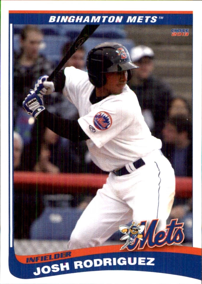 Josh Rodriguez 2013 Choice Binghamton Mets #22 RC FREE SHIPPING AutographDen - Image 1 of 2