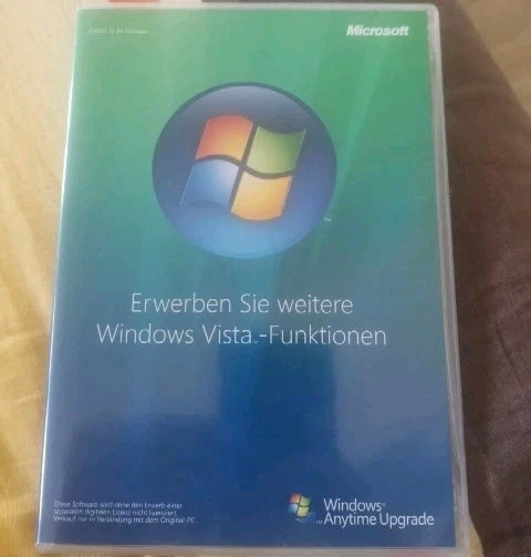 Windows Anytime Upgrade für Vista Funktionen 32 Bit Version Software PC - Bild 1 von 1