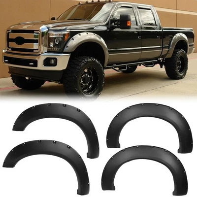 Fit For 2011 2012 2013 2014 2015 2016 FORD F250  F350 Fender Flares Super Duty - Image 1 of 4