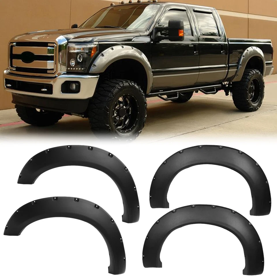 Fit For 2011 2012 2013 2014 2015 2016 FORD F250  F350 Fender Flares Super Duty Foto 1 de 4