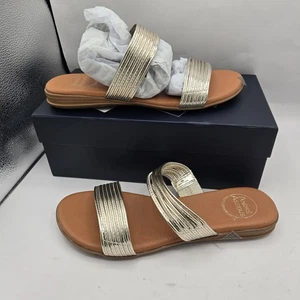 Sandalo Andre Assous Nabila Platino - Taglia 8 Nuovo - Foto 1 di 4