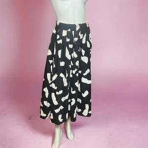 Vintage 80er Maxi Rock Geometrisch Größe 4 Retro Rockabilly Western - Bild 1 von 4