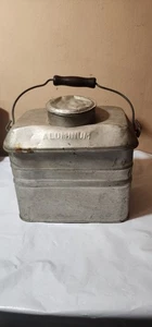 Vintage Aluminium Miner’s Mining Lunchbox  - Bild 1 von 9