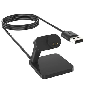 5V 1A Cradle Charger Base Desktop Stand Charger For Xiaomi Mi Band 5/6/7 NFC - Photo 1 sur 12