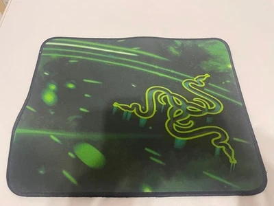 Razer Gaming Mouse Pad Black with Green Logo Non-Slip Standard Size - Image 1 of 2