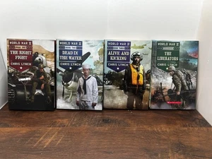 Zweiter Weltkrieg Serie von Chris Lynch 4 Hardcover Bücher 1-4 Set Scholastic - Bild 1 von 10