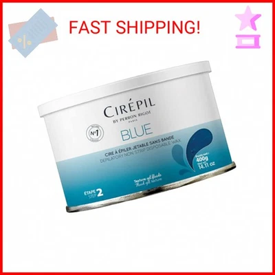 Cirepil - Azul - 400 g / 14,11 oz Lata de cera - Multiusos y sin perfume - Perfecto para Foto 1 de 2