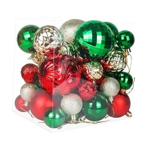 Christmas Tree Ornaments - 36 PCS Shatterproof Christmas Ball Ornaments Set - Picture 1 of 7