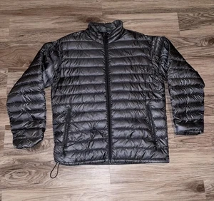 Kirkland Signature Jacket Mens Medium Black Down Puffer Lightweight Packable - Picture 1 of 5