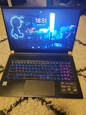PC Portable MSI Stealth G75 – i7-10750H – RTX 2060 – 16 Go RAM – 1 To SSD – Écr - Photo 1/4