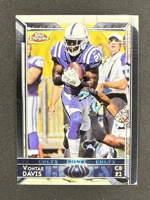 2015 Topps Chrome - VONTAE DAVIS #66 Base - Indianapolis Colts - Image 1 of 2