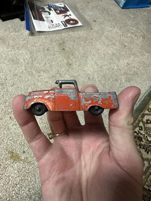 Brinquedo TOOTSIE VERMELHO 1950 Ford Pickup Truck pintura original - Imagem 1 de 4