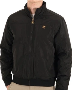 Fila Gold Etton Bomber Jacket Black - Picture 1 of 4