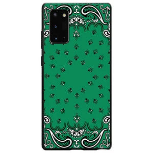 Hard Case Cover for Samsung Galaxy Note Bandana Print - Green Black White - Picture 1 of 7