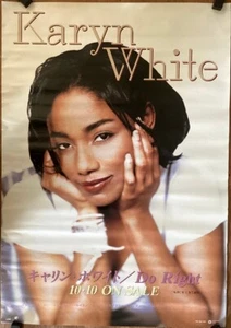 Karyn White /Make Him Do Right 1994 Japan Original Promo Poster B2 20x28in - Picture 1 of 7