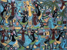 Scambio Quadri Di George Lilanga Autenticati Da Galleria Rimini In Permuta Arte Permute It