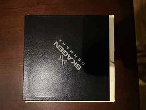 Vintage Skagen Silberfarbene Meshband Uhr mit Original Box - Bild 1 von 10