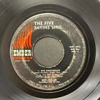 The Five Satins Sing Vol. 3, Our Anniversary / I'll Get Along, 7" 45rpm Vinyl VG