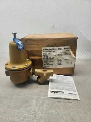 NEW IN BOX Watts Water Reducing Valve & Strainer, pressure regulator 223-S - Image 1 of 4