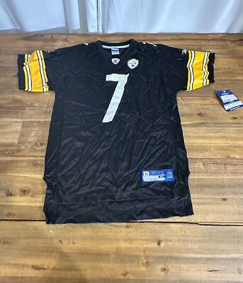 Camiseta deportiva Reebok Ben Roethlisberger Steelers juvenil XL 18-20 NUEVA CON ETIQUETAS auténtica Foto 1 de 4