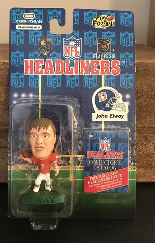 John Elway Denver Broncos #7 NFL Headliners Corinthian Action Figure NEW Cover