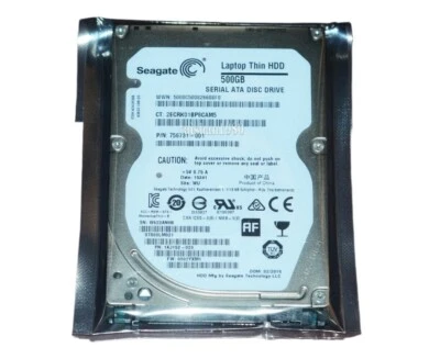Seagate 500GB 7200RPM ST500LM021 6.0Gb/s 2.5" 7mm SATAIII Laptop Hard Drive - Image 1 of 4