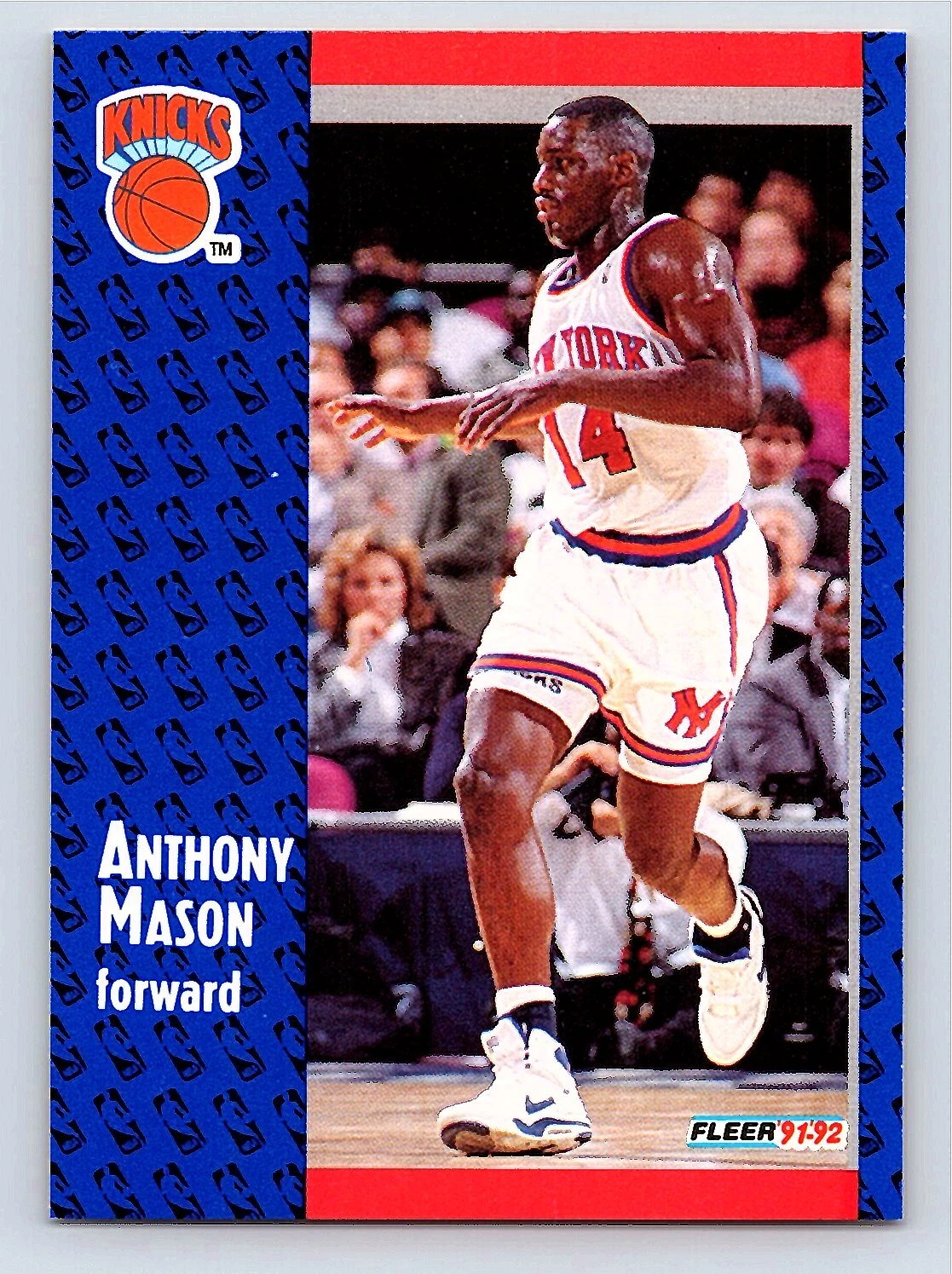1991-92 Fleer #326 Anthony Mason