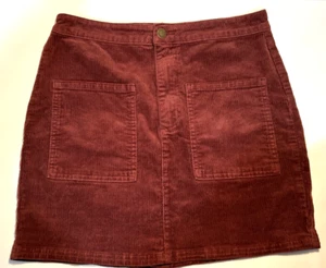 Women's Billabong Brown Corduroy Skirt - Stretch - Size 5 / 29 Waist - Picture 1 of 9