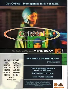 Vintage Druck Radio Musik Promo Orbital die Box homoginierte Milch kein Radio schöne Anzeige - Bild 1 von 2
