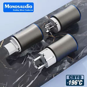 Connettore di Alimentazione Pure Silver US/EU IEC 320 Spina Alimentazione AC Cavo Audio Adattatore Fai da Te - Foto 1 di 27