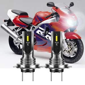 For Honda CBR1000RR 2004-2019 H7 Motorcycle LED Headlight Bulbs Super Bright 2pc - Picture 1 of 9
