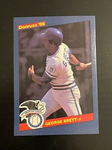 1986 Donruss All-Star George Brett #12 Jumbo Card Kansas City Royals 