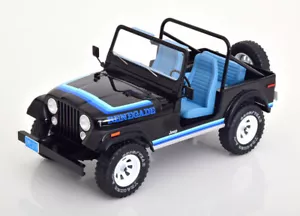 JEEP CJ-7 RENEGADE 1976 NEGRO MCG 18281 1/18 1:18 COCHE DE MODELO GRUPO MCG18281 - Imagen 1 de 3
