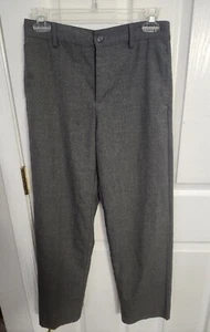 Boys Cat & Jack Gray Dress Pants Flat Front Adjustable Waist Pockets - Size 14 - Picture 1 of 7