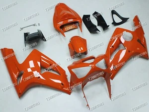 For Ninja ZX6R 2003-2004 Orange ABS Injection Mold Bodywork Fairing Kit Panels - Picture 1 of 10