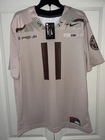 Mens Nike Army Black Knights West Point Task Force Dagger Rivalry Jersey Size L Cover