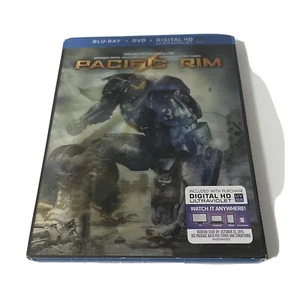 Pacific Rim Blu-ray + DVD + Digital Copy W/lenticular Slipcase Cover New Sealed - Picture 1 of 4