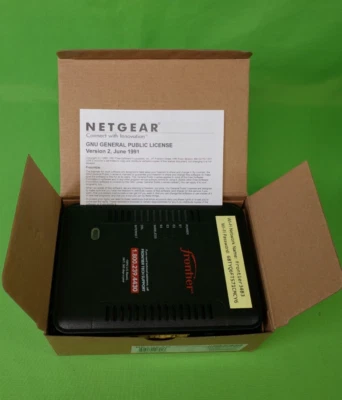 Frontier NetGear DSL Modem with WiFi ADSL2+ Router Model D2200D-1FRNAS - Image 1 of 4