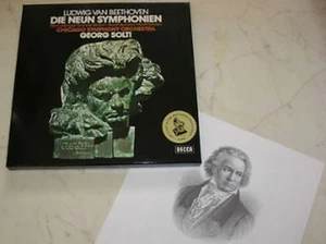 BEETHOVEN Die Neun Symphonien CHICHAGO SYMPHONY O. Georg Solti 10LP Box DECCA´75 - Picture 1 of 4