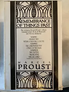 Marcel Proust REMEMBRANCE OF THINGS PAST 3 Vol Set Vintage Paperbacks 1st Ed. - Picture 1 of 4