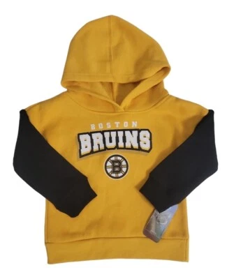 Boston Bruins NHL Niños Pequeños Amarillo Pullover Sudadera con Capucha Sudadera: 2T-4T Foto 1 de 4